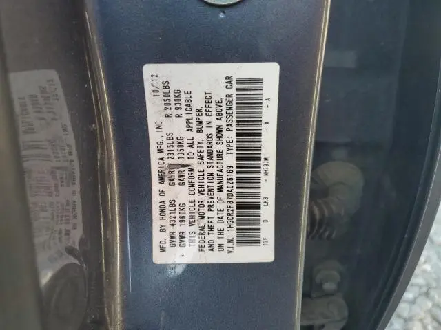 2013 HONDA ACCORD EXL  