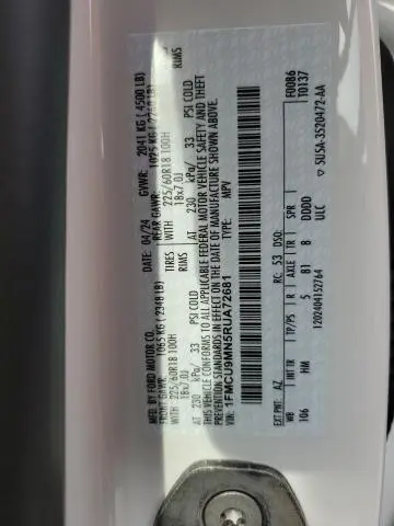2024 FORD ESCAPE ST LINE