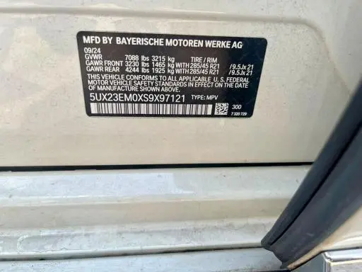 2025 BMW X7 XDRIVE40I  
