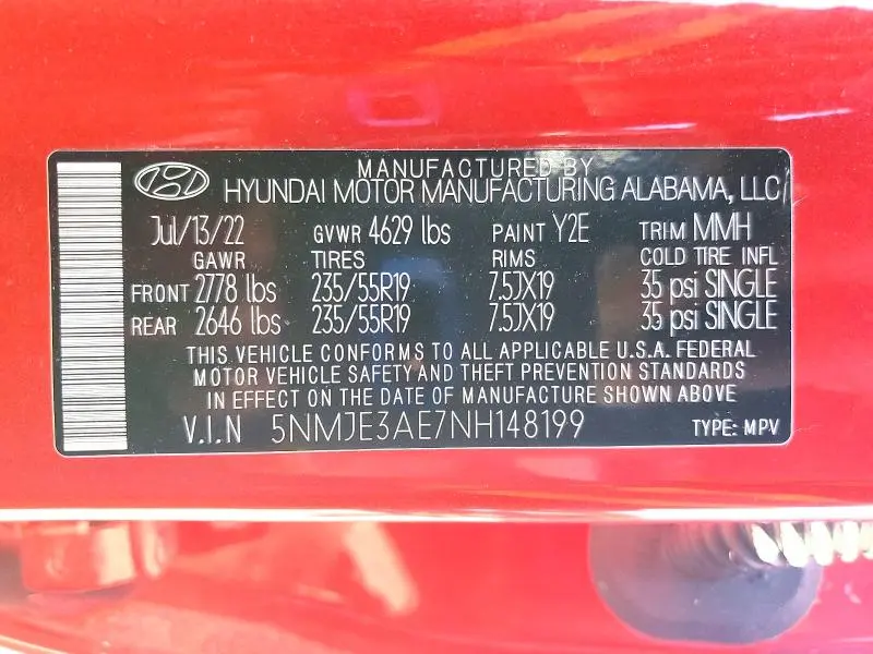 2022 HYUNDAI TUCSON LIMITED  