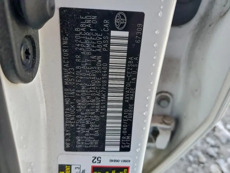 2023 TOYOTA CAMRY SE NIGHT SHADE  