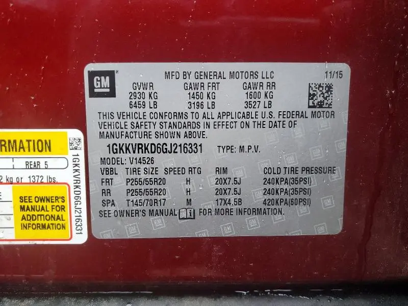 2016 GMC ACADIA SLT-1  