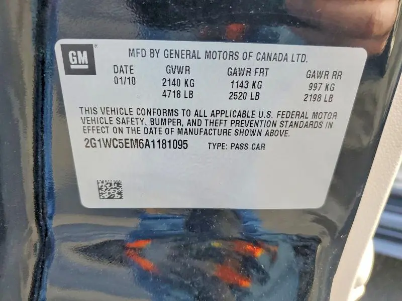 2010 CHEVROLET IMPALA LTZ  