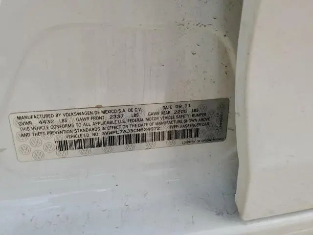 2012 VOLKSWAGEN JETTA TDI  