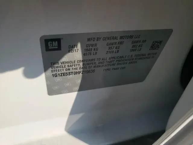 2017 CHEVROLET MALIBU LT  