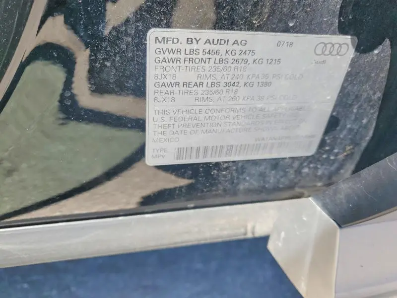 2018 AUDI Q5 PREMIUM  