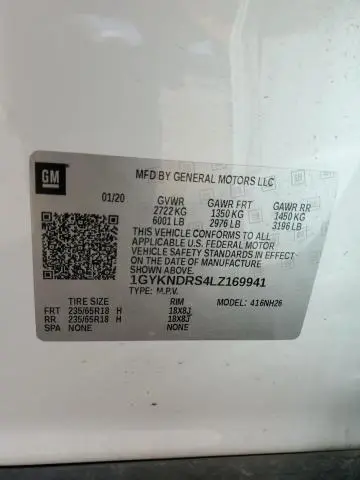 2020 CADILLAC XT5 PREMIUM LUXURY  