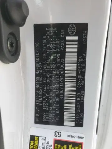 2023 TOYOTA CAMRY TRD  