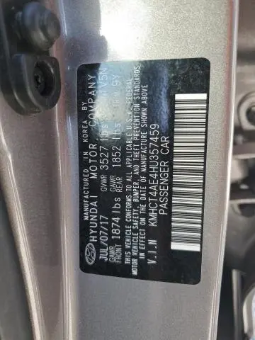 2017 HYUNDAI ACCENT SE