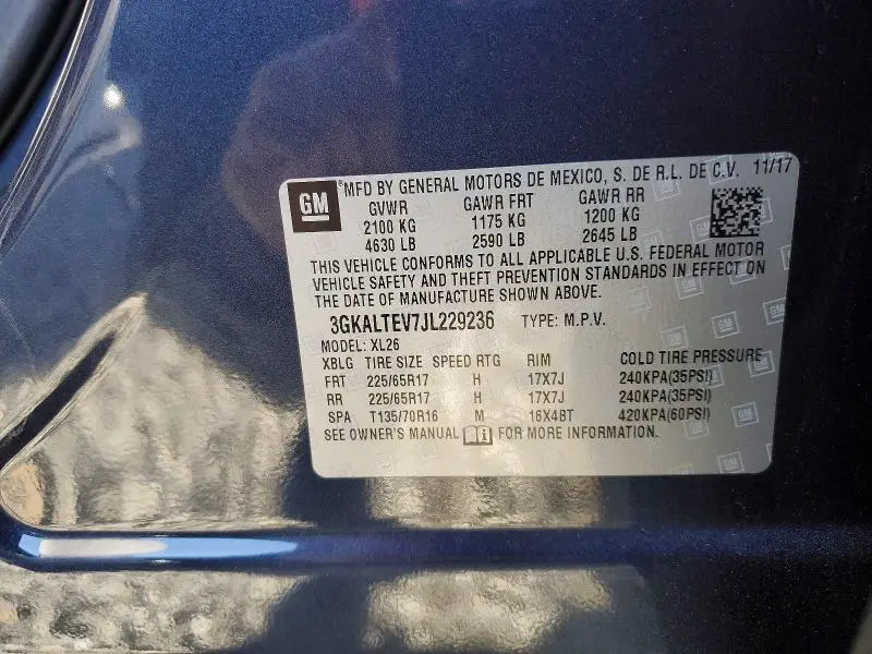 2018 GMC TERRAIN SLE  