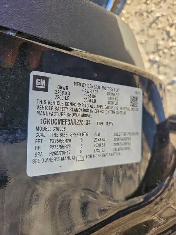 2010 GMC YUKON XL DENALI  