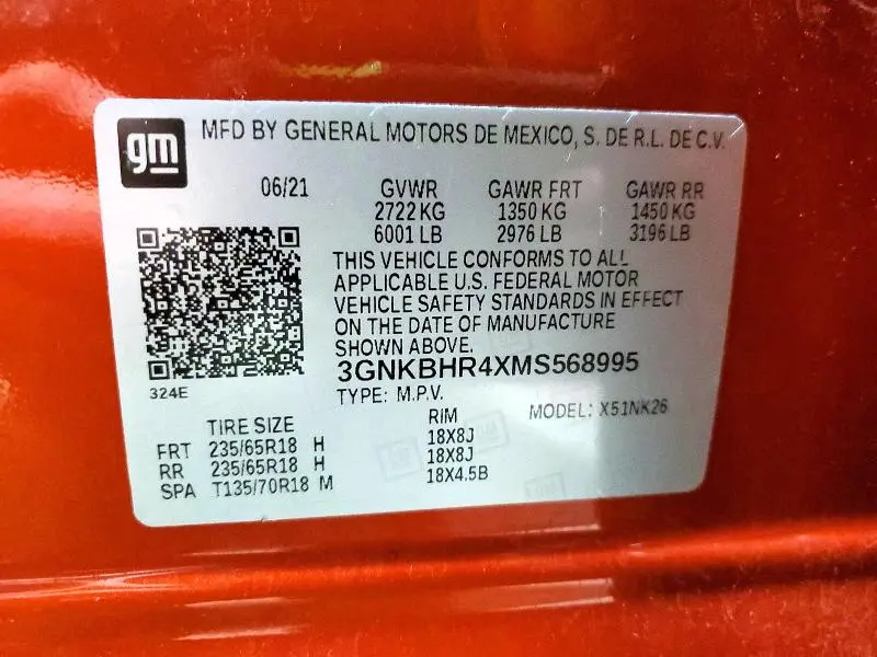 2021 CHEVROLET BLAZER 2LT  