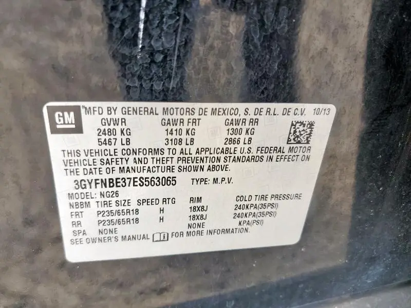 2014 CADILLAC SRX LUXURY COLLECTION  