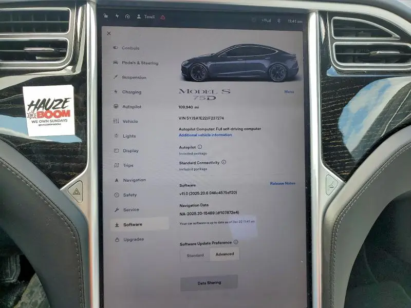 2018 TESLA MODEL S   