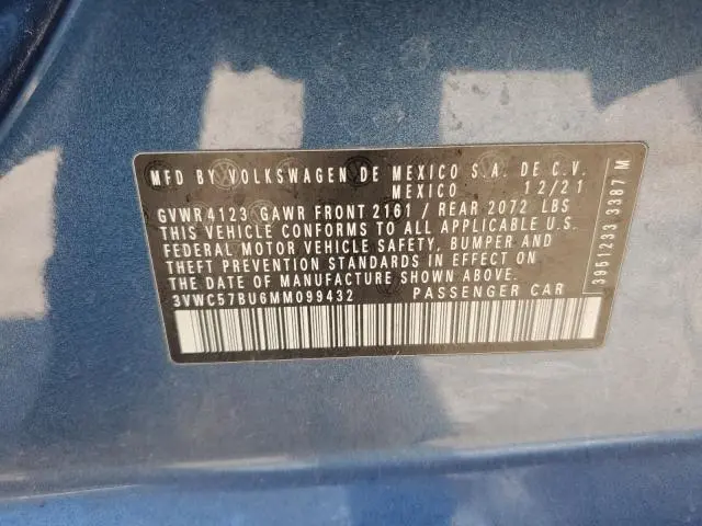 2021 VOLKSWAGEN JETTA S