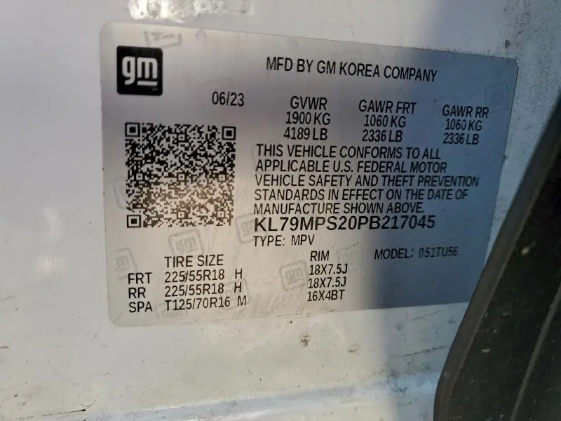 2023 CHEVROLET TRAILBLAZER LT  