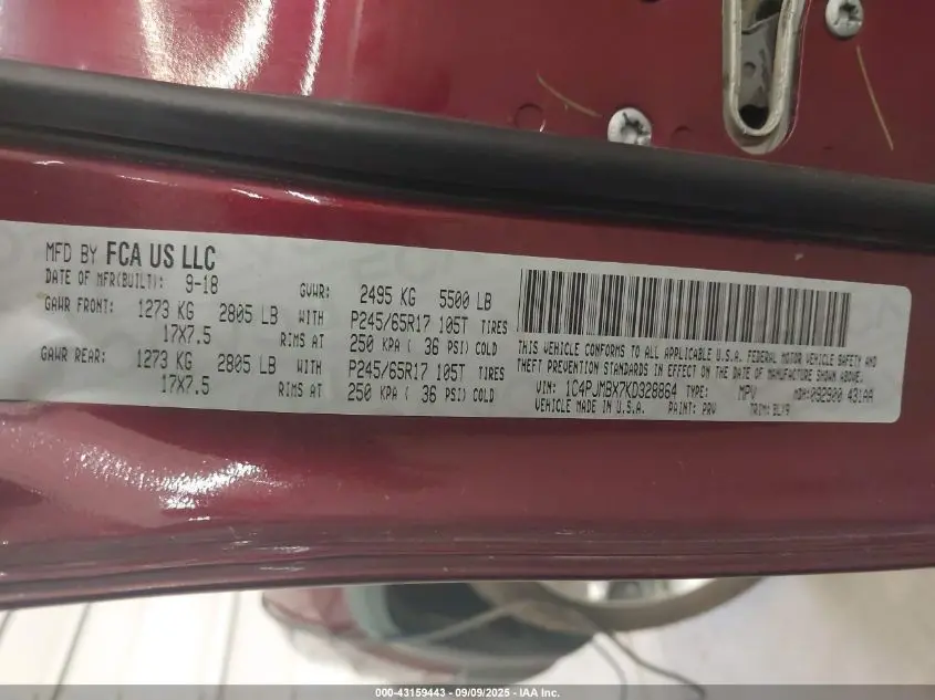 2019 JEEP CHEROKEE TRAILHAWK ELITE 4X4