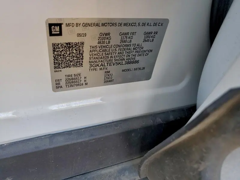 2019 GMC TERRAIN SLE  