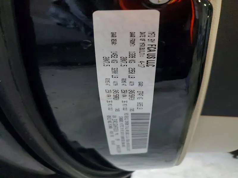 2017 CHRYSLER PACIFICA LIMITED  