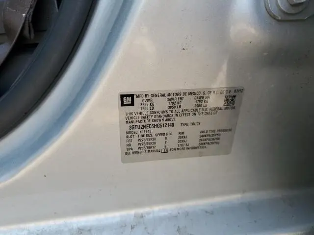 2017 GMC SIERRA K1500 SLT  