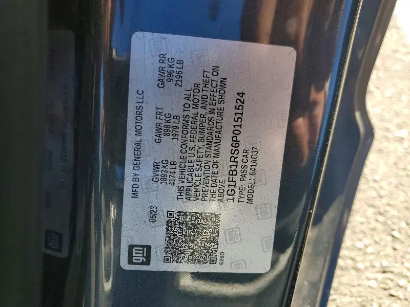 2023 CHEVROLET CAMARO LS  