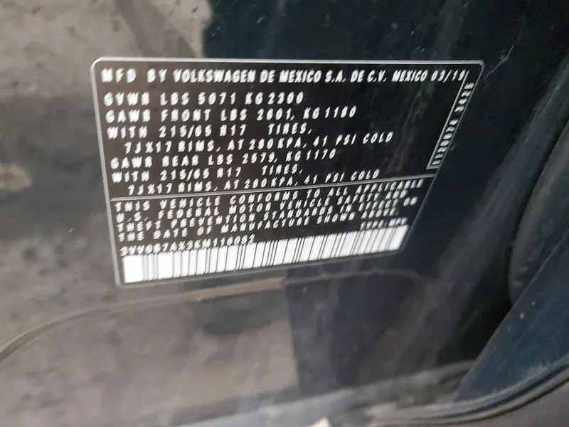 2019 VOLKSWAGEN TIGUAN S  