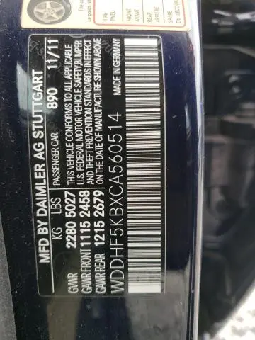 2012 MERCEDES-BENZ E 350