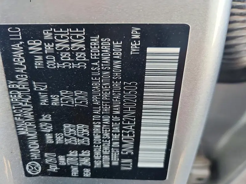 2022 HYUNDAI TUCSON LIMITED  