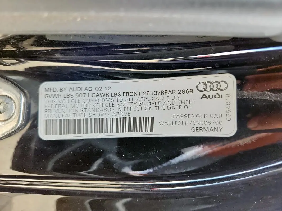 2012 AUDI A5 PREMIUM PLUS  