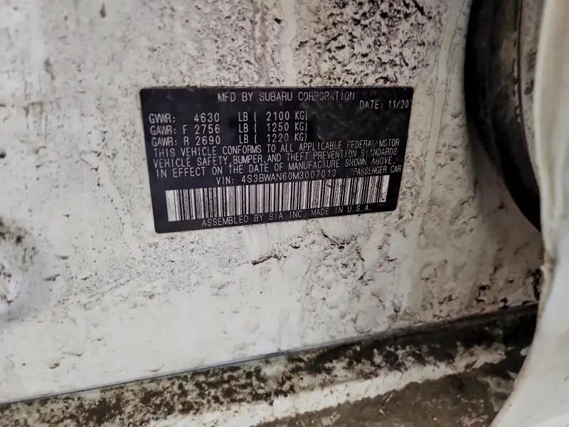 2021 SUBARU LEGACY LIMITED  