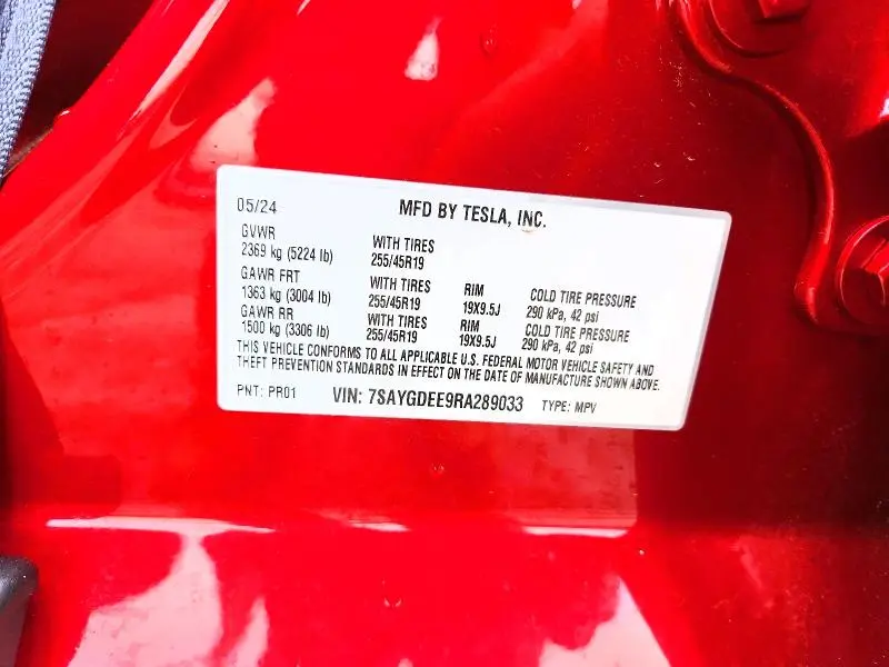 2024 TESLA MODEL Y   