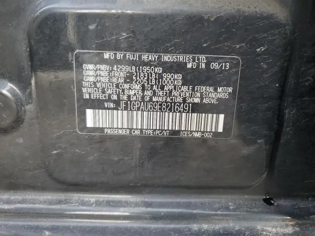 2014 SUBARU IMPREZA SPORT LIMITED