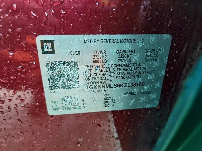 2019 GMC ACADIA SLT-1  