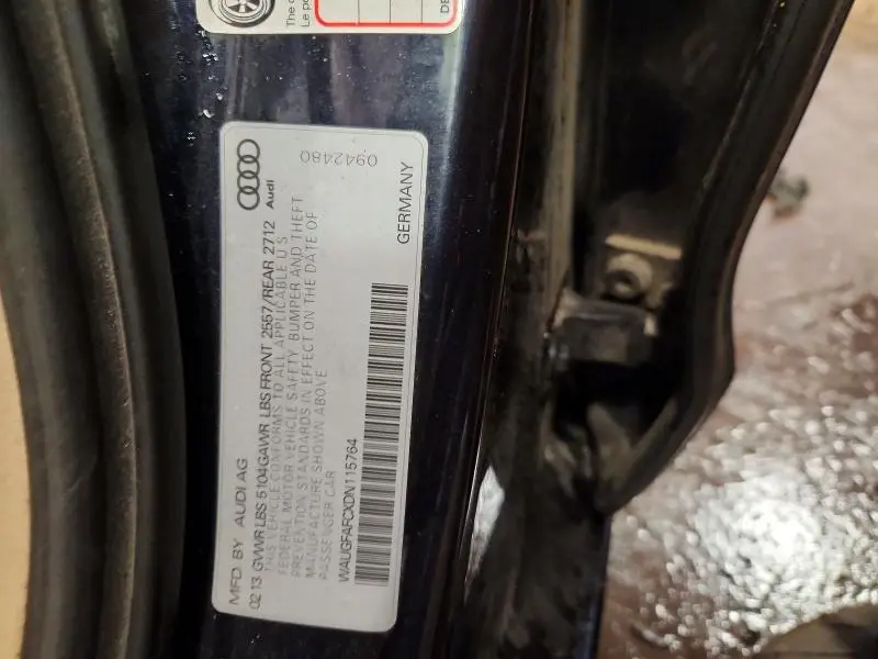 2013 AUDI A6 PREMIUM PLUS  