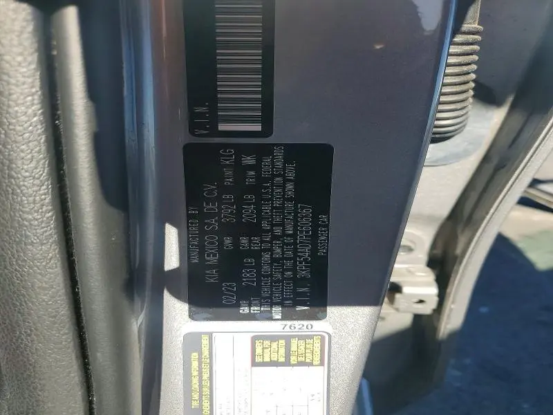 2023 KIA FORTE GT LINE  