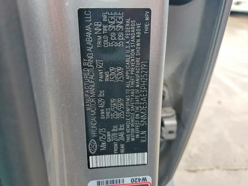 2023 HYUNDAI TUCSON LIMITED  