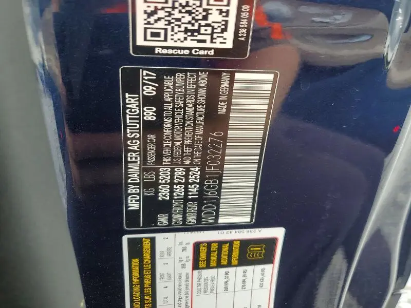 2018 MERCEDES-BENZ E 400 4MATIC  