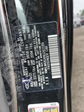 2022 HYUNDAI ELANTRA SEL
