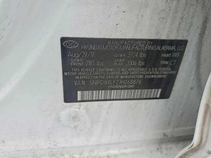 2018 HYUNDAI ELANTRA   