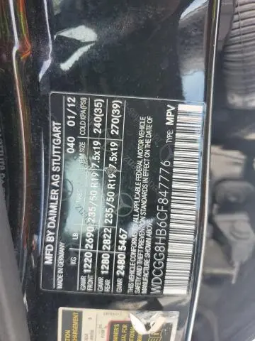 2012 MERCEDES-BENZ GLK 350 4MATIC  