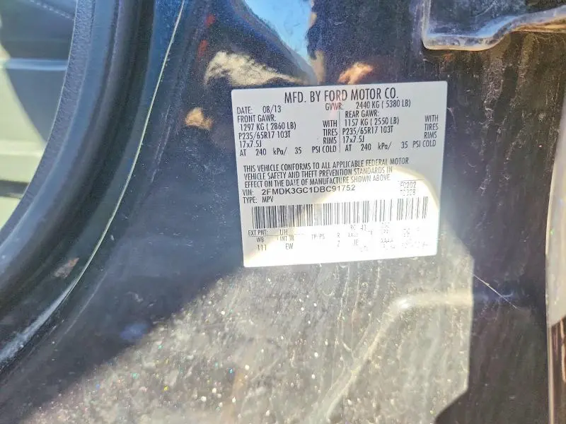 2013 FORD EDGE SE  