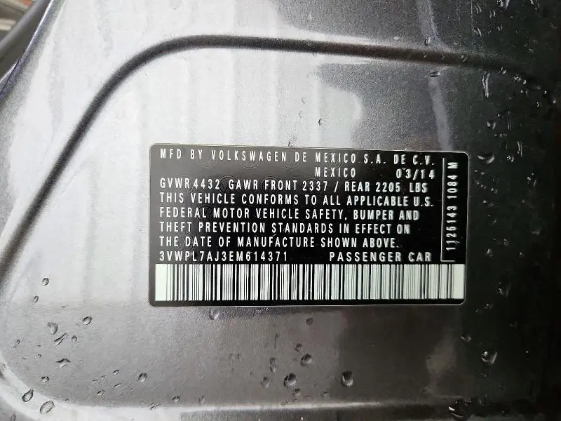2014 VOLKSWAGEN JETTA TDI  