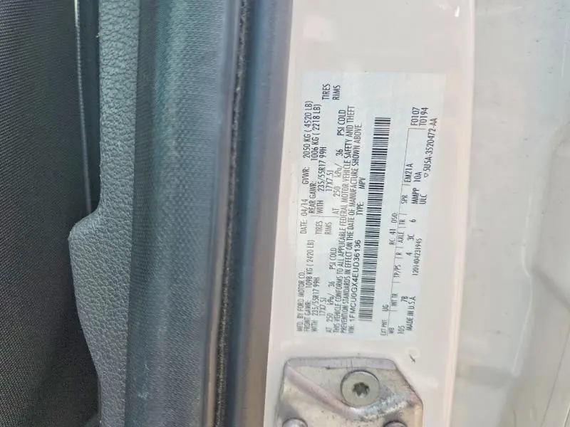 2014 FORD ESCAPE SE  