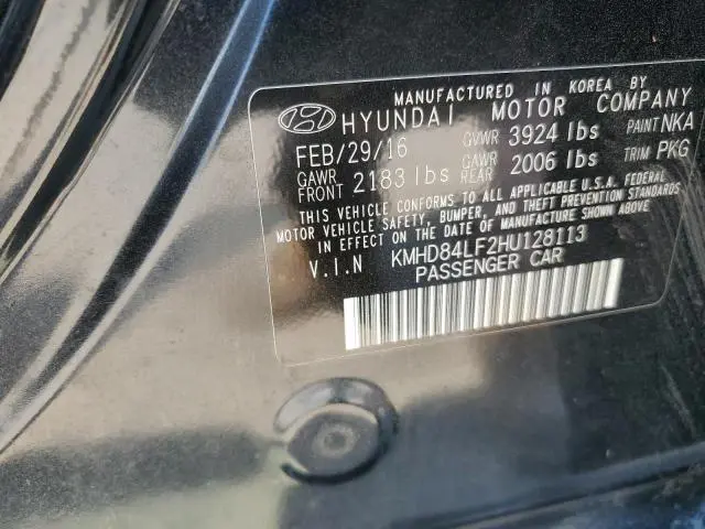 2017 HYUNDAI ELANTRA SE