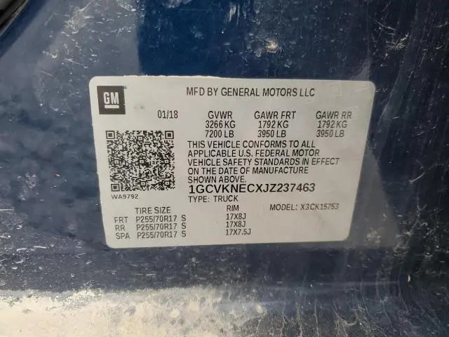 2018 CHEVROLET SILVERADO K1500  