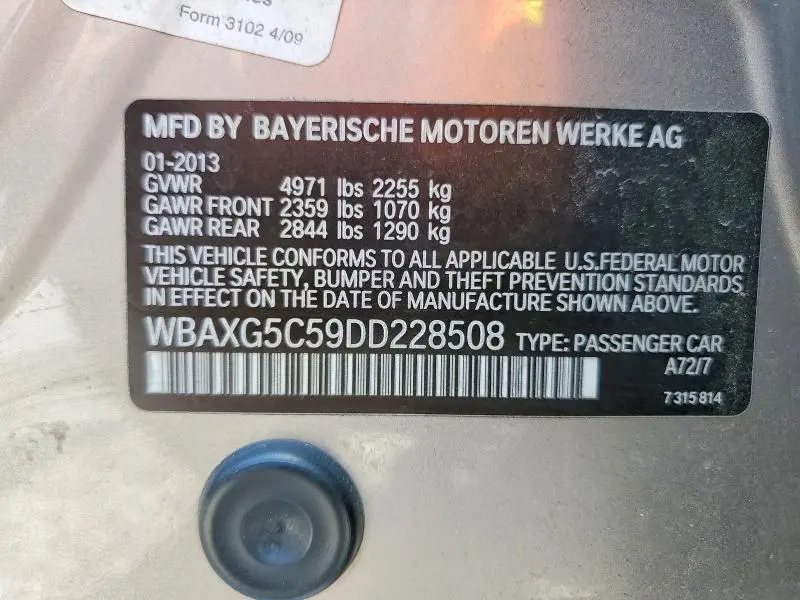 2013 BMW 528 I  