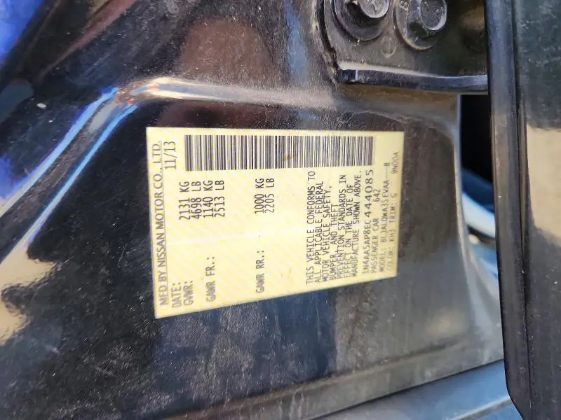 2014 NISSAN MAXIMA 3.5 S  