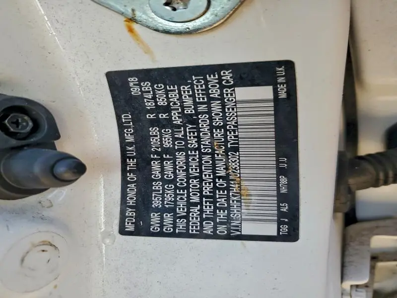 2018 HONDA CIVIC SPORT  