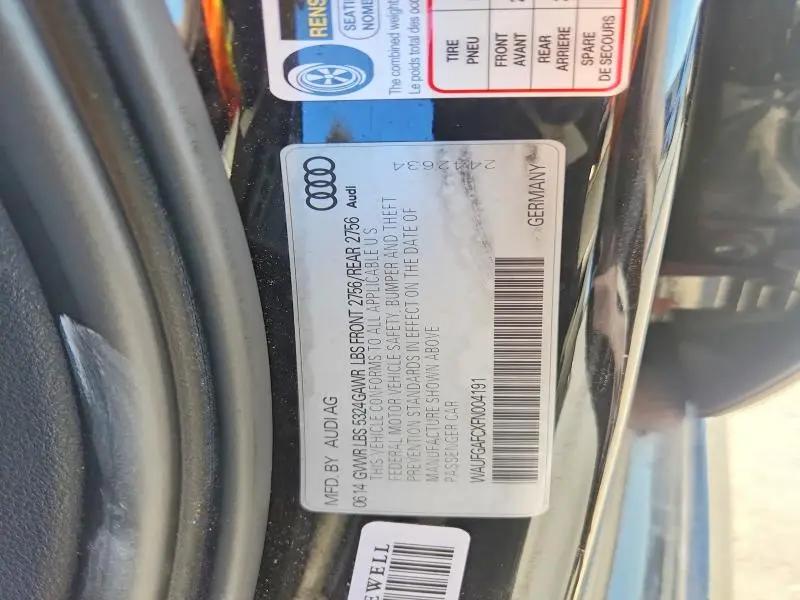 2015 AUDI A6 PREMIUM PLUS  