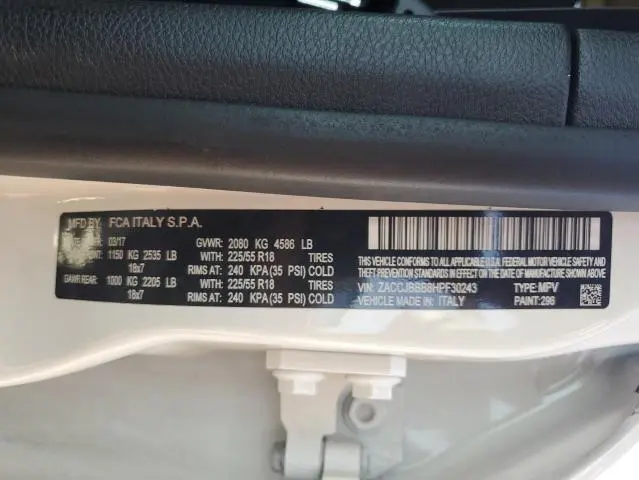 2017 JEEP RENEGADE LATITUDE  